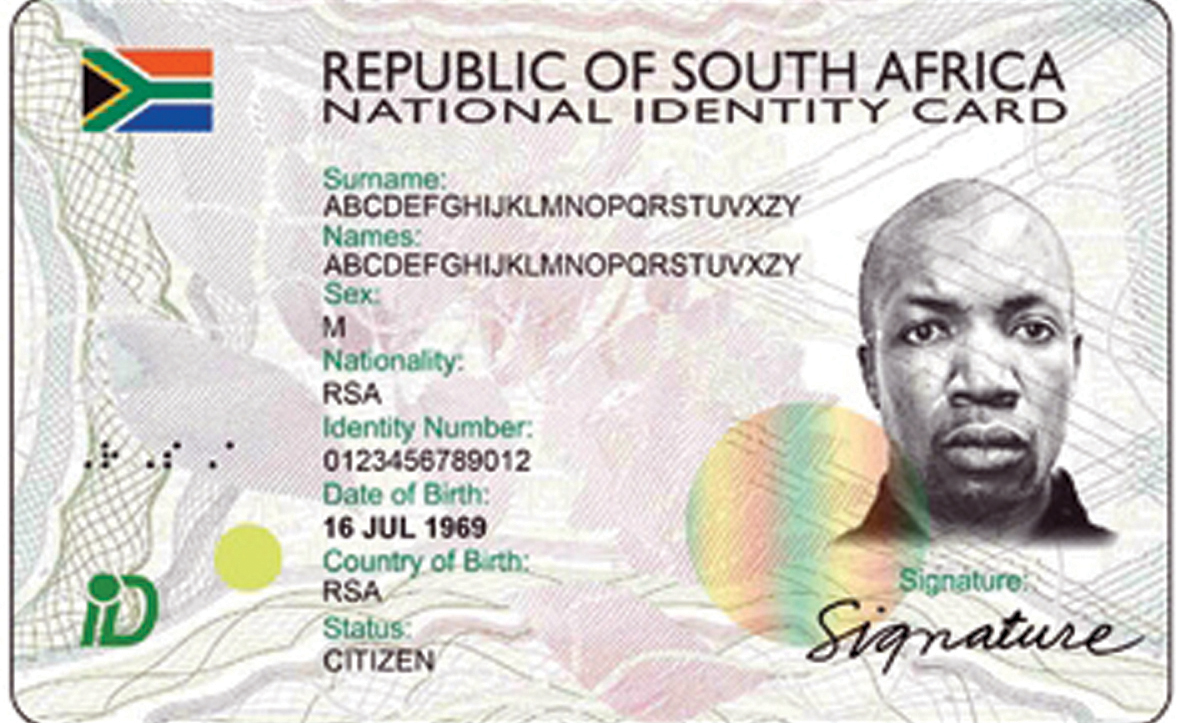 Fake south african drivers license template